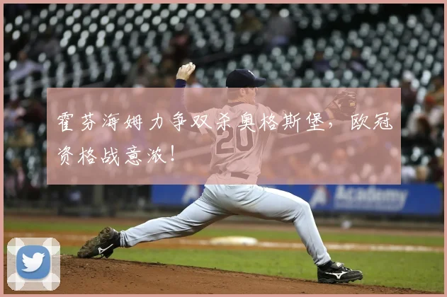 霍芬海姆力争双杀奥格斯堡,欧冠资格战意浓!
